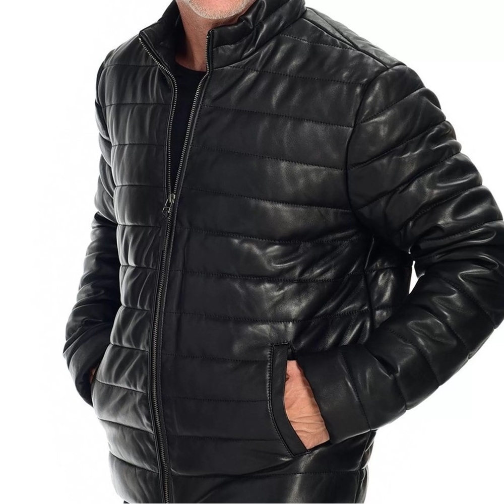 J. W. Hulme Co Lambskin Puffer Jacket Men Outerwear XL NWOT